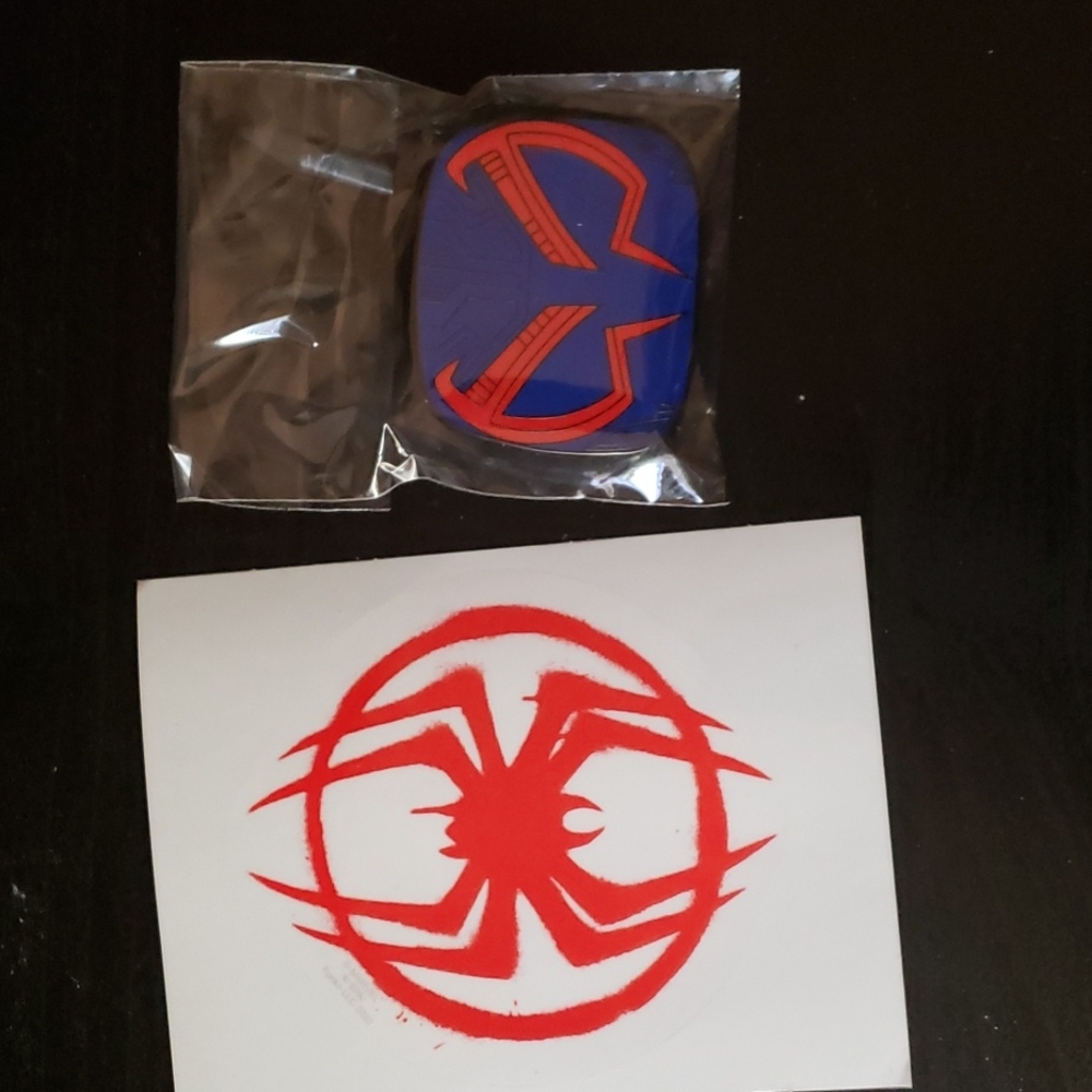 Marvel Spider-man Across the Spiderverse Sticker & pink